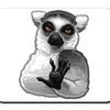 Create meme: Mike lemur, stickers telegrams animals, lemur uzbagoysya