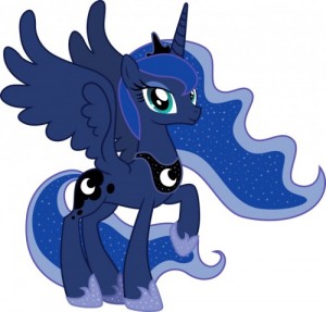 Create meme: 3 d pony, meme moon, my little pony Princess Luna