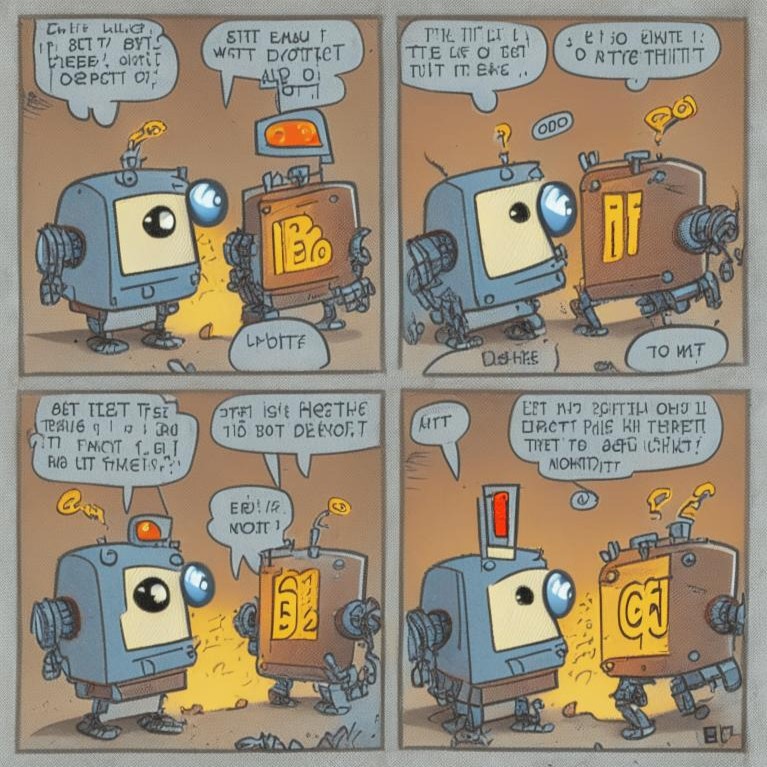 Создать мем: роботы юмор комиксы, комиксы про роботов, смешные комиксы