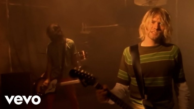 Create meme: Kurt Cobain , nirvana , smells like teen spirit