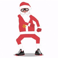 Create meme: secret Santa cartoon, Santa Claus black red hipster stencil, Santa Santa