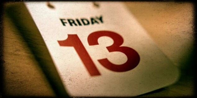 Create meme: The 13th number, Friday, 13th, Friday on the calendar