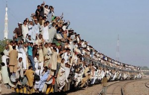 Create meme: train, pakistan, by train