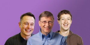 Create meme: super jobs work, education of bill gates, Elon musk and Steve jobs photo