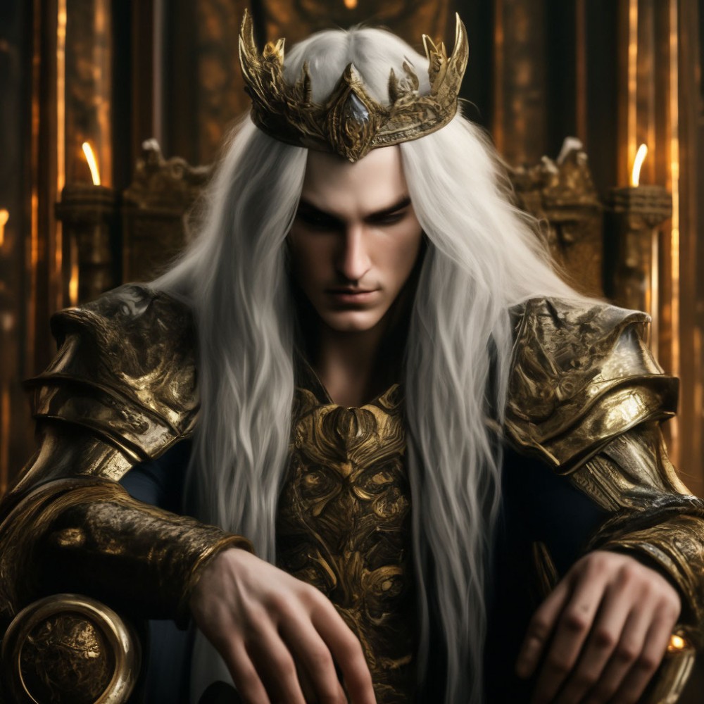 Create meme: fantasy , The elf king, king Thranduil