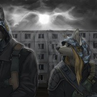 Create meme: the furry types, furry zombies, Stalker arts dogs