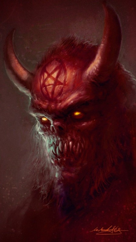 Создать мем: инферно демон, сатана, злой дьявол