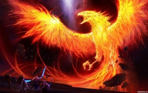 Create meme: fiery Phoenix bird, a Phoenix avatar, black Phoenix pictures