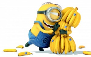 Create meme: banana, despicable me 2, despicable me 2