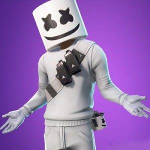 Create meme: marshmallows fortnight skin, fortnight marshmallows, fortnight skin marshmallow robot