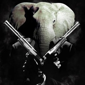 Создать мем: король артур, слон, слон оружие
