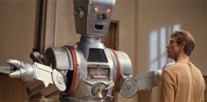 Создать мем: человек робот, робот фильм 2016, роботы в советском кино