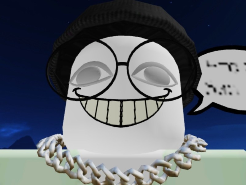 Create meme: the trollface , people , trollface in a cap