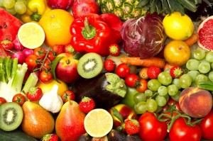 Создать мем: свежие овощи, свежие фрукты и овощи, фрукты и овощи фон