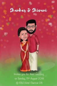 Create meme: wedding, marriage caricature, Indian wedding