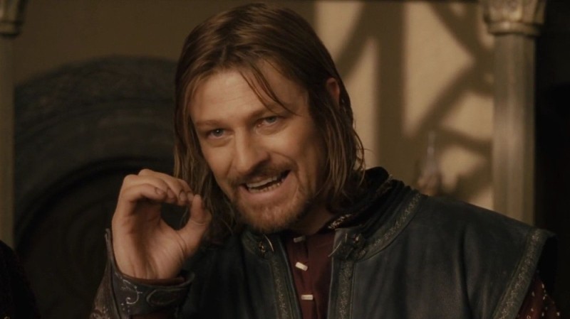 Create meme: meme Lord of the rings Boromir, the Lord of the rings Boromir, Boromir meme 