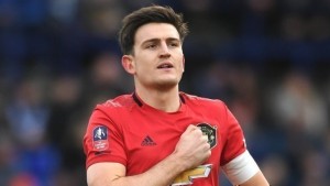 Create meme: Harry Maguire in mu, Harry Maguire Manchester United captain, Manchester United