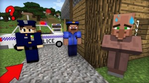 Создать мем: майнкрафт полицейский нубик, minecraft, майнкрафт риколит полицейский