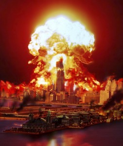 Create meme: bomba, nuke, the explosion of the cluster