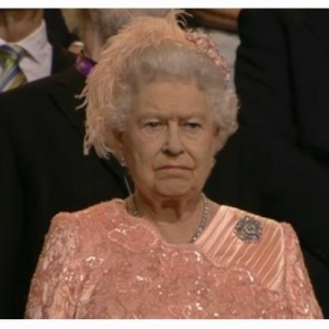 Создать мем: queen, face meme, shocked face