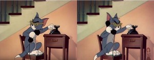 Create meme: Tom calls on the phone, tom and jerry memes, tom and jerry meme