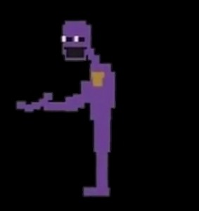 Создать мем: фиолетовый парень майнкрафт, фиолетовый человек фнаф пиксельный, фиолетовый человек
