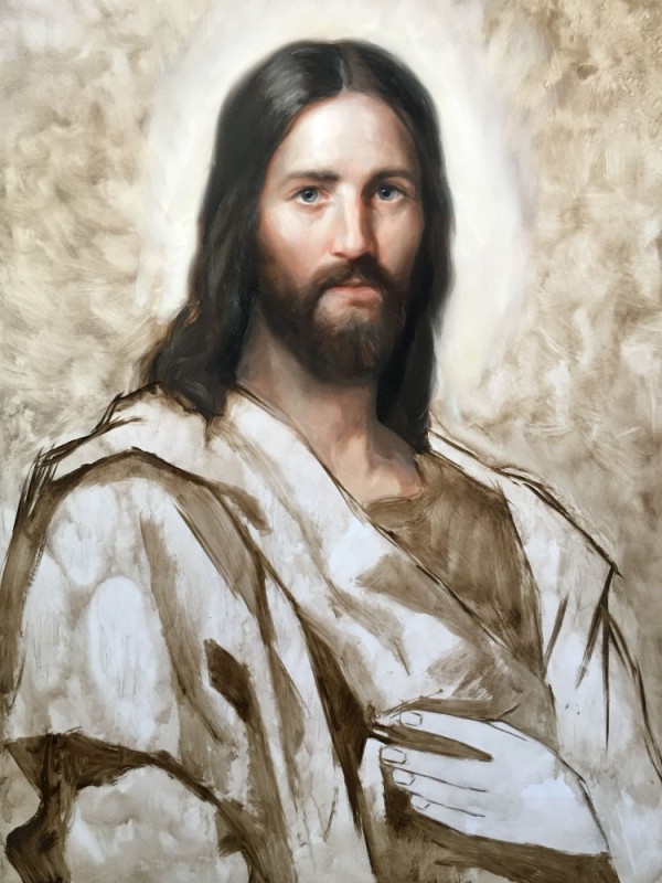 Create meme: icon of Jesus Christ, jesus christ portrait, Jesus christ is god