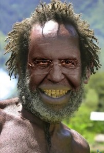 Create meme: Papuan, funny blacks