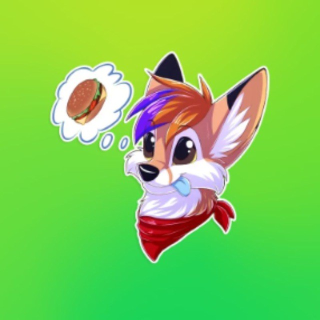 Create meme: fox art furry, stickers Fox, furry Fox