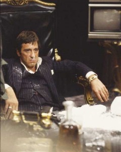 Create meme: cocaine, scarface poster, al Pachino