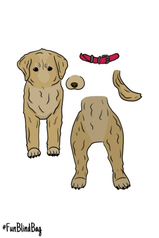 Создать мем: бумажные собаки идеи, лабрадор ретривер рисунок, рисование собаки
