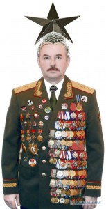 Создать мем: российские генералы, казак с медалями, виктор владимирович шейман