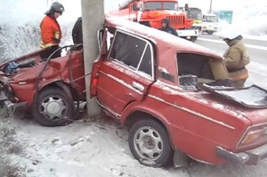 Create meme: Dima pole hero of the day, super luck on the road, Lada knocks sideways the accident