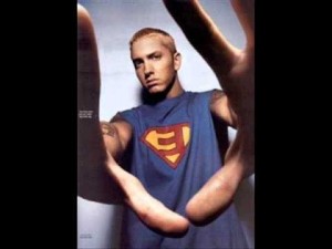 Create meme: Eminem, eminem superman, eminem