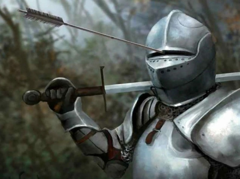 Create meme: knight with sword , medieval knight , a knight in armor