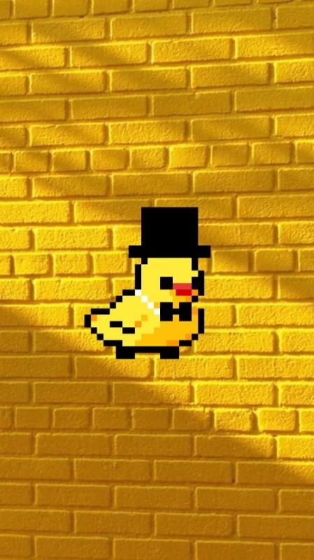 Создать мем: эстетика желтого, кирпичная стена, стена кирпич