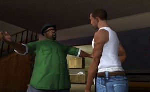 Create meme: CJ and big smoke