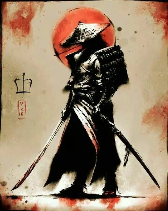 Создать мем: самурай ронин катана, самурай воин, японский самурай