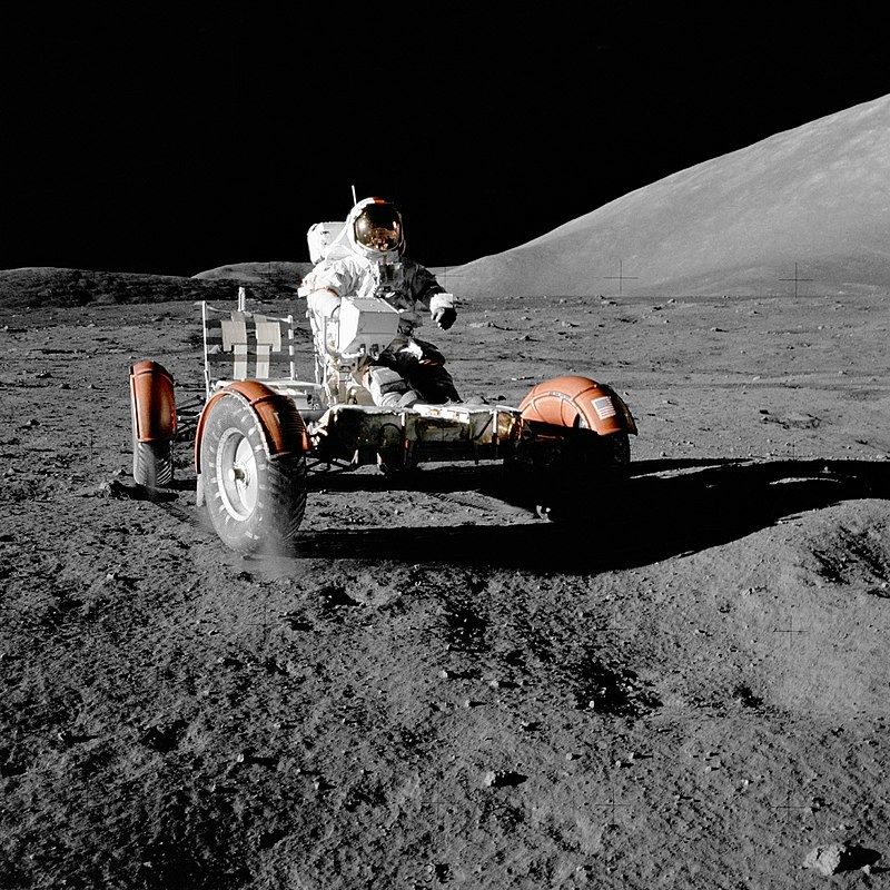 Создать мем: лунный ровер аполлон 11, американский астронавт, луноход дэвида скотта