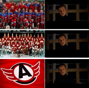 Create meme: chicago blackhawks, team Canada, USSR team hockey photo