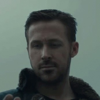 Создать мем: bladerunner 2049, ryan gosling, гослинг бегущий по лезвию 2049