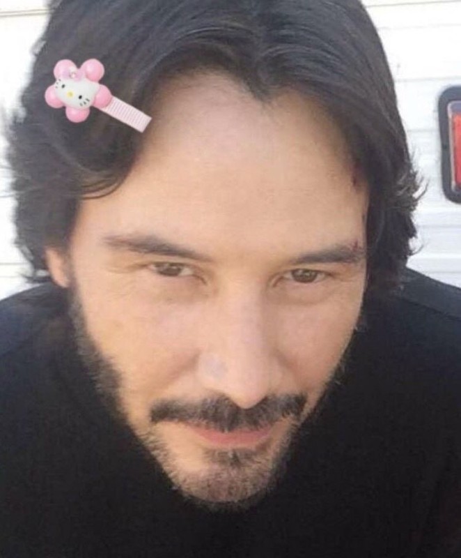 Create meme: Keanu Reeves , keanu reeves birthday meme, keanu reeves lookalike