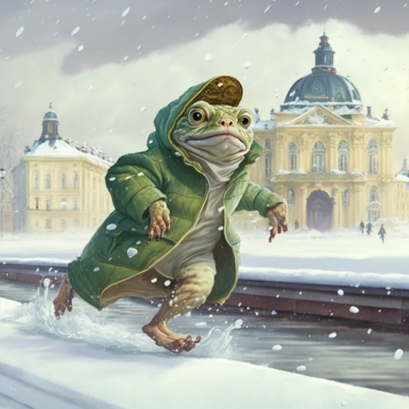 Create meme: the author of the fairy tale the frog princess, the frog Princess , toad lord