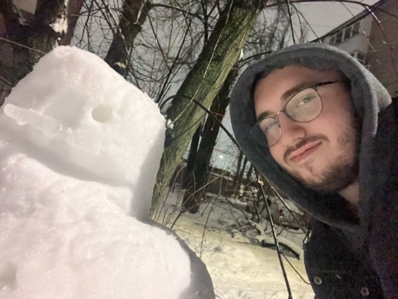 Create meme: Dmitry, real winter , people 