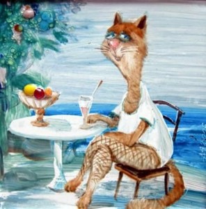 Create meme: Anatoly ariskin, Vladimir Rumyantsev, painting by numbers cats