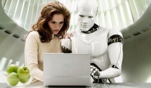 Создать мем: роботы и люди будущее, искусственный интеллект робот, робот и человек