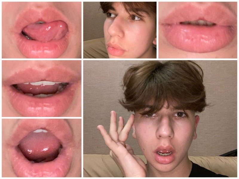 Create meme: made lips, natural lips, enlarged lips