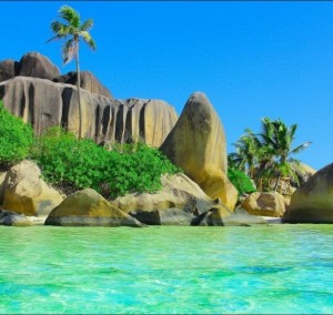 Create meme: tropical island, Seychelles