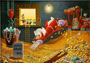 Create meme: Scrooge McDuck