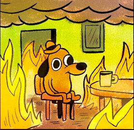 Create meme: this is fine, This if fine
